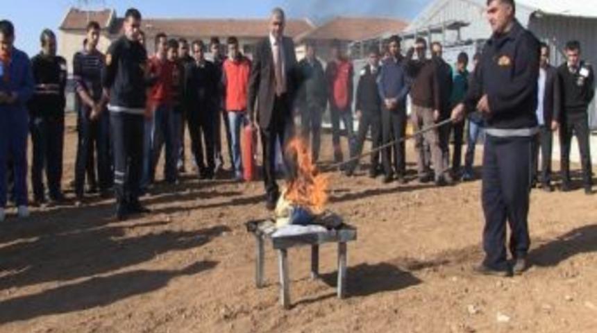 Elazığ&rsquo;da Yangın Tatbikatı
