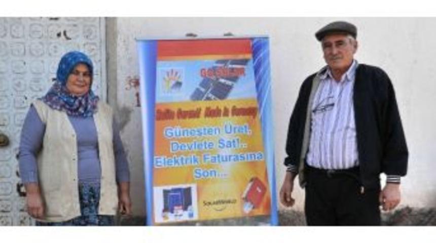 G&uuml;neşle Elektrik Faturasını Sıfırladı