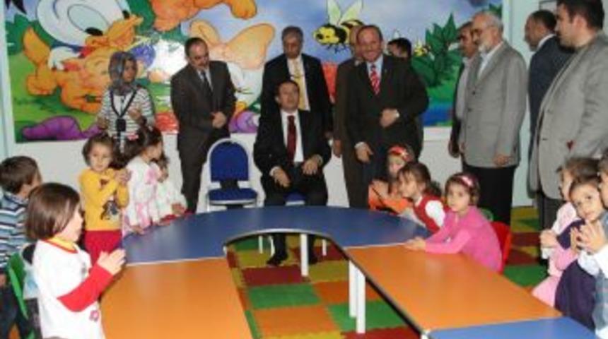 Kur’an Kursuna Giden Bayanların Çocukları Için Okul Öncesi Eğitim Merkezi Açıldı