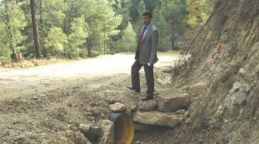 Sarıdere Yolunda Onarım &Ccedil;alışmaları Tamamlandı