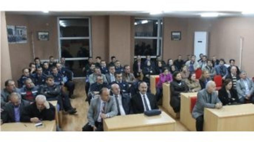 &Ccedil;arşamba&rsquo;da Belediye Personeline İş G&uuml;venliği Eğitimi