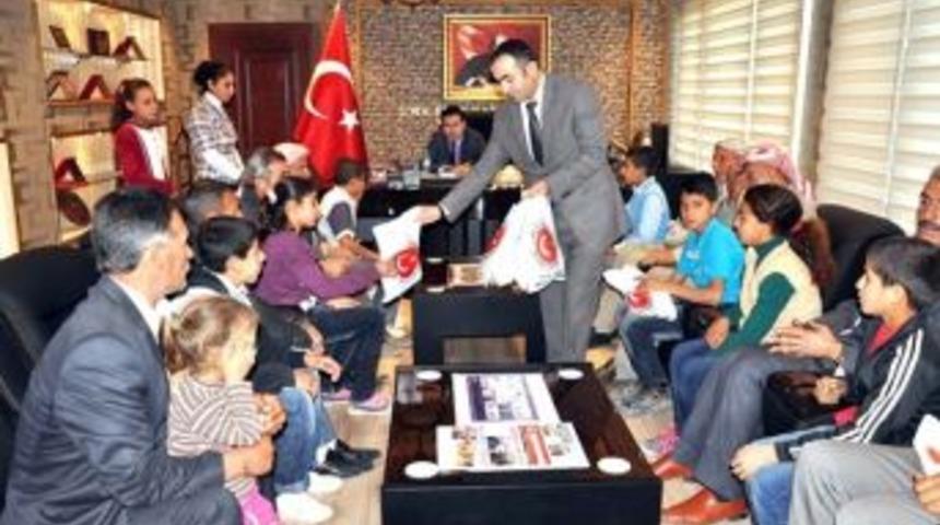 Öğrencilerden Kaymakama Ziyaret