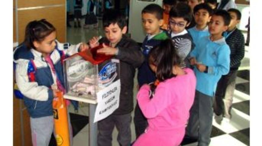 Vanlı Miniklerden Filipinler’e Yardım