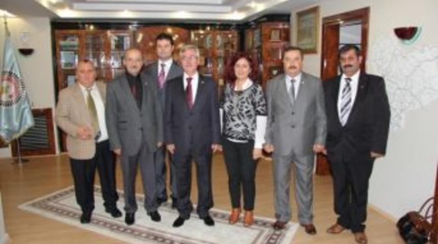 T&uuml;m Bel Sen Genel Başkanı Erol&rsquo;dan Başkan &Ccedil;ağlayan&rsquo;a Ziyaret