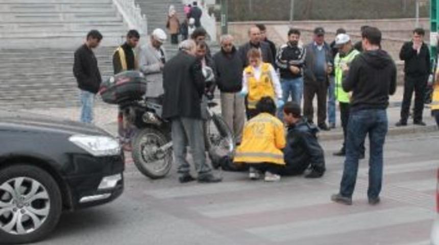 Konya'da Trafik Kazası: 1 Yaralı