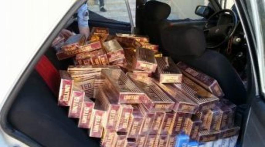 Gaziantep'te 10 Bin Paket Ka&ccedil;ak Sigara Ele Ge&ccedil;irildi