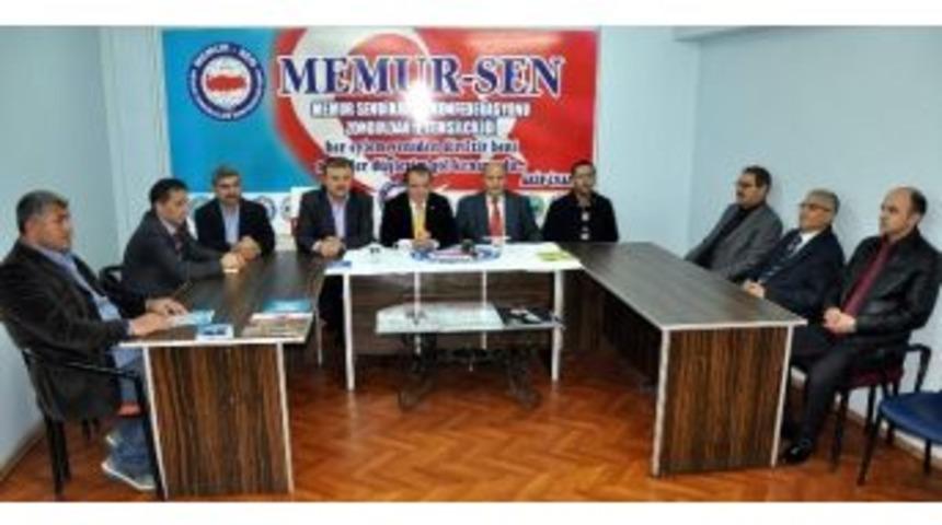 Şen&rsquo;den, Memur-sen İl Temsilcisi Aşkar&rsquo;a Ziyaret