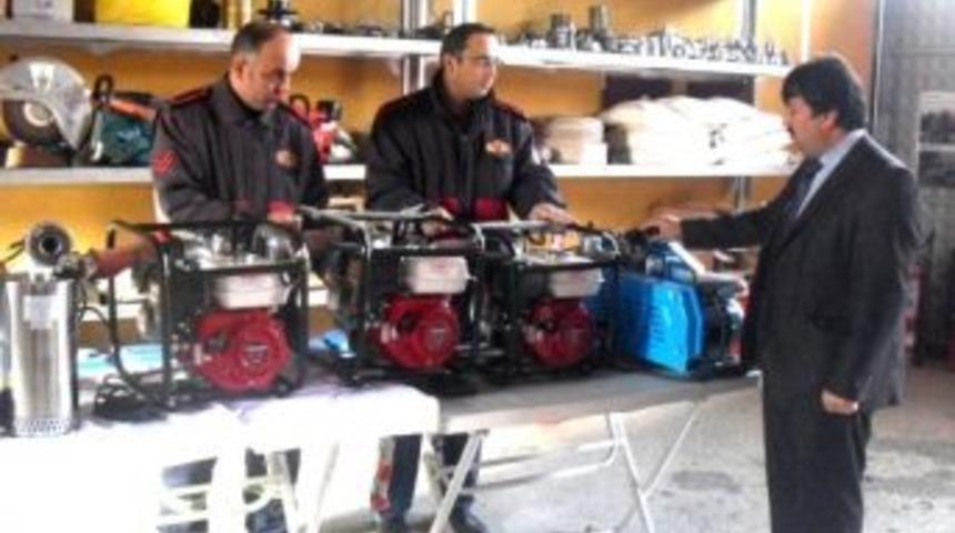 &Ccedil;aycuma Belediyesi İtfaiye Ekibine Yeni Malzemeler Alındı