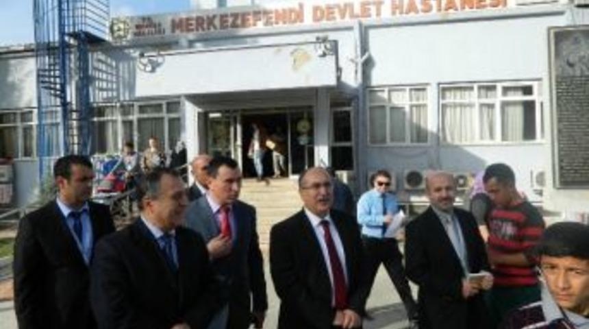 Vali Savaş Kamu Hastanelerini İnceledi