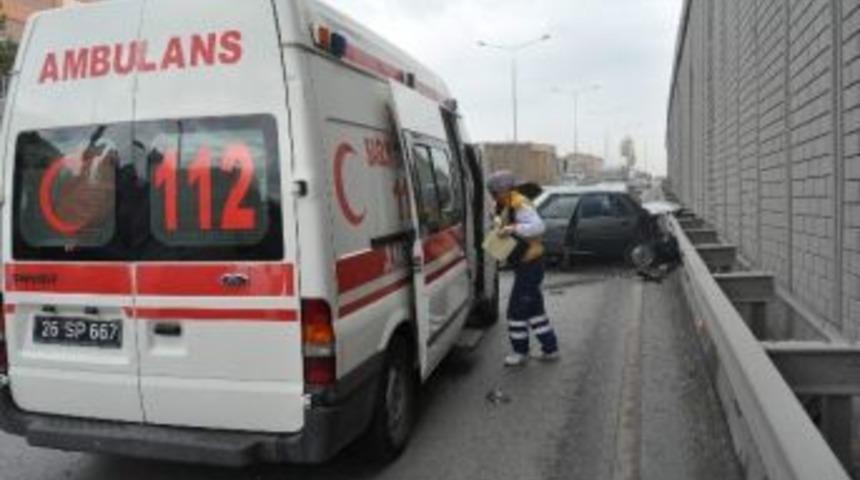 Eskişehir&rsquo;de Trafik Kazası: 1 Yaralı