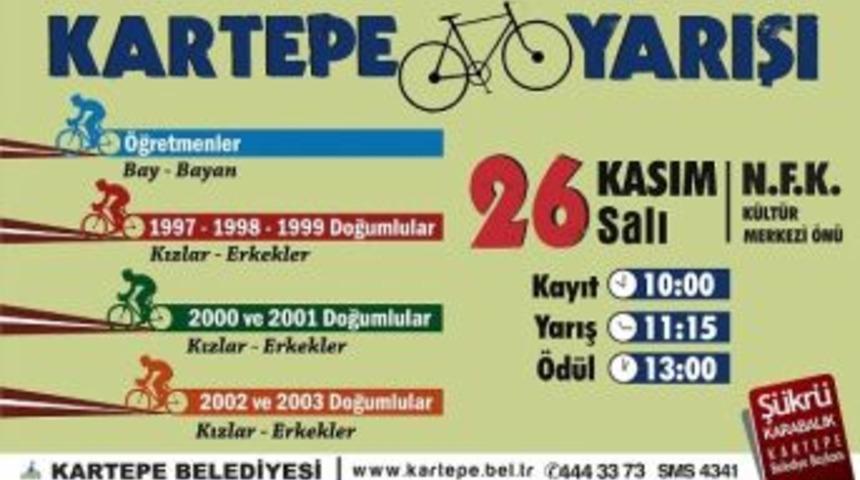 Kartepe'de Bisiklet Yarışları