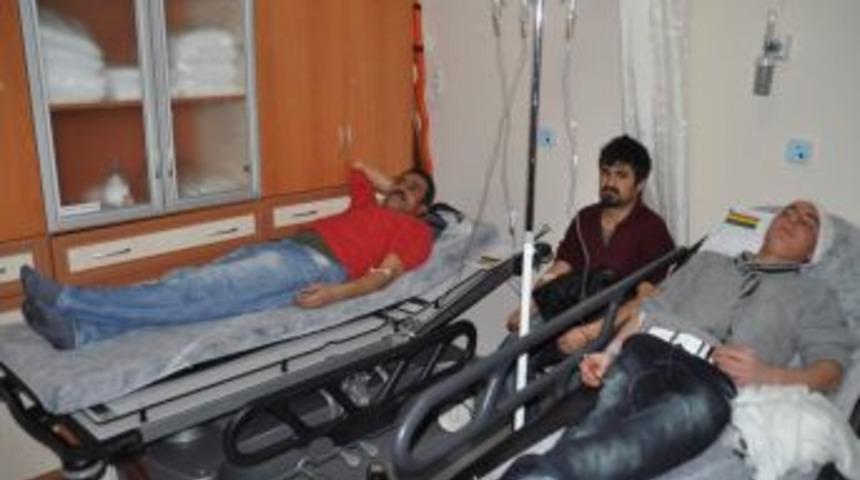 İnşaat Iş&ccedil;ileri Yemekten Zehirlendi