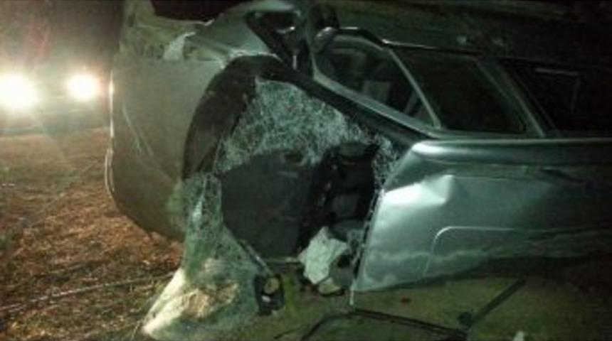 Kızılcahamam Hamam &Ccedil;ayı K&ouml;pr&uuml;s&uuml;nde Trafik Kaszası 5 Yaralı