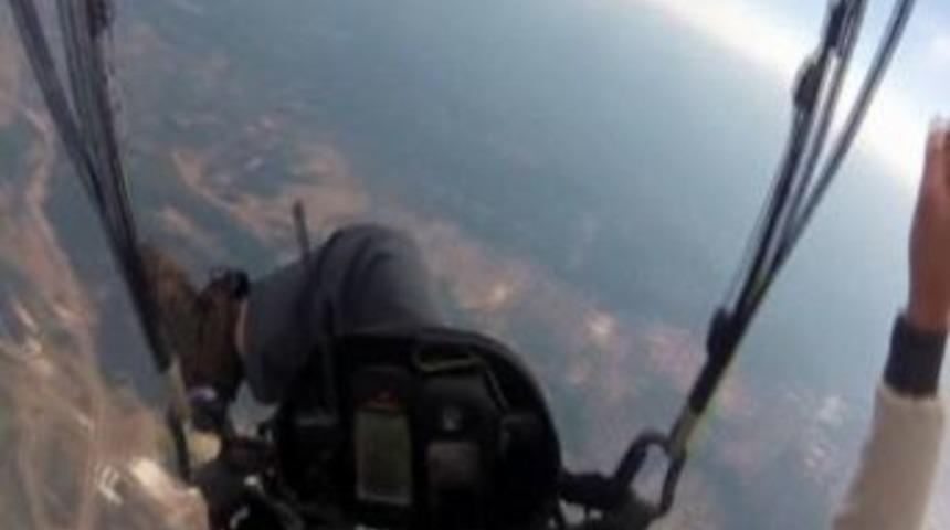 Uludağ'ı u&ccedil;arak ge&ccedil;ti