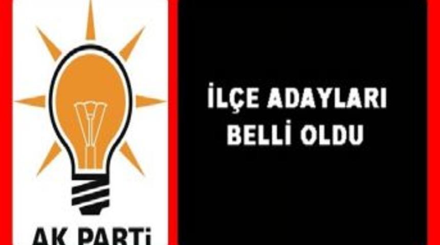 AKP' de il&ccedil;e adayları belli oldu