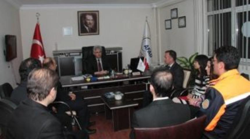 Kars Valisinden Afad&rsquo;a Ziyaret