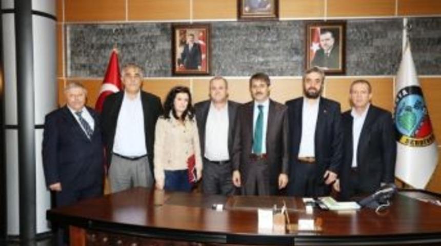 Duhaa Derneği Heyeti&rsquo;nden Başkan Alemdar&rsquo;a Ziyaret