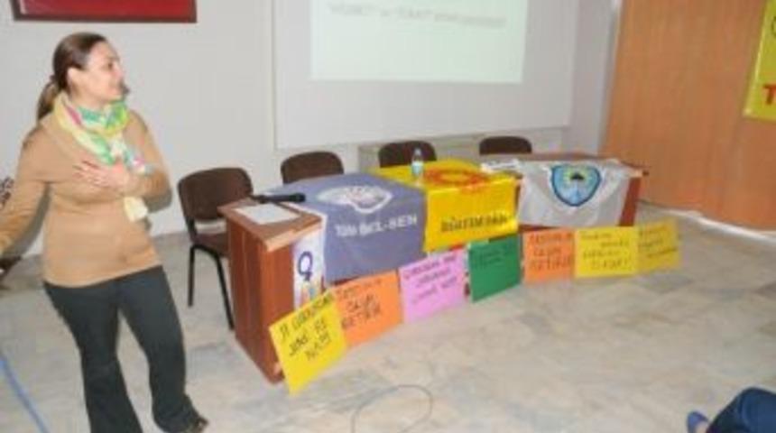 Cizre'de 'kadına Y&ouml;nelik Şiddete Son' Paneli