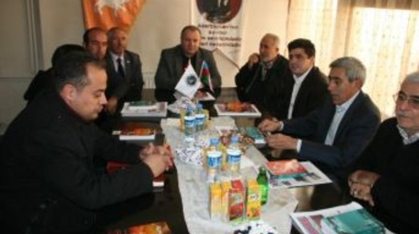 Mhp Iğdır Belediye Başkan Adayı G&uuml;neş'ten Asimder'e Ziyaret