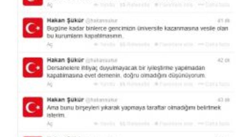 Ş&uuml;k&uuml;r: Dershanelerin Kapatılmasına Evet Demek Doğru Değil