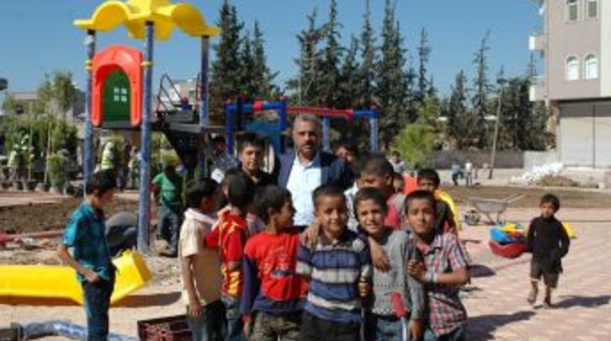 &Ccedil;ocuklara oyun parkı, halka yeşil alan