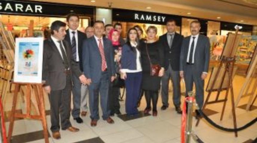 &Ouml;ğretmenler G&uuml;n&uuml;&rsquo;nde Resim Sergisi A&ccedil;ılışı Yapıldı