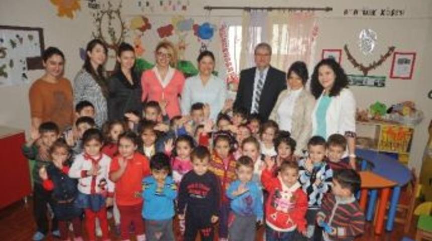 Nazilli Milli Eğitim Müdürü Ercan'dan Anaokuluna Sürpriz Ziyaret