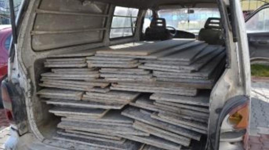 Kulu&rsquo;da İnşaattan Kalıp Hırsızlığı