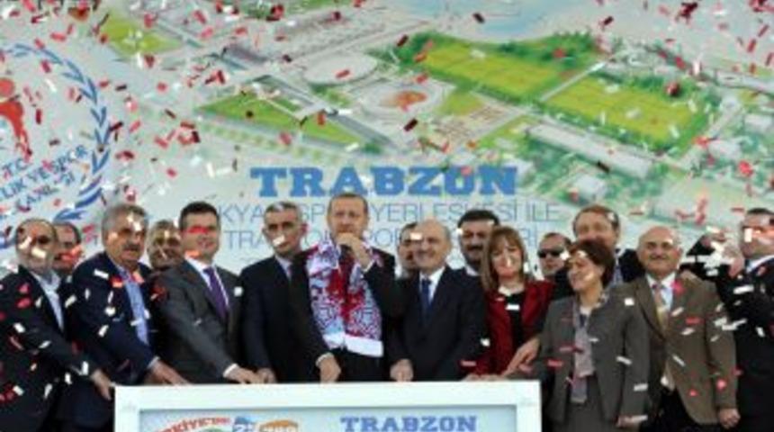 Başbakan Erdoğan, Trabzon'da 40 Bin Kişilik Stadın Temelini Attı