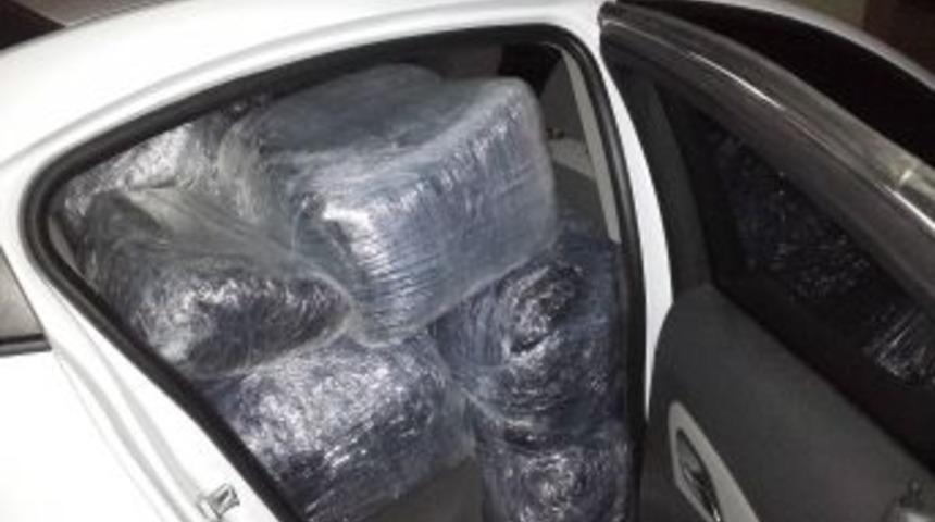 Tarsus&rsquo;ta 123 Kilo Esrar Yakalandı