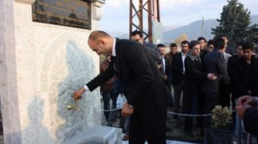 Tokat’ta Alparslan Türkeş Anıt Çeşmesi Açıldı