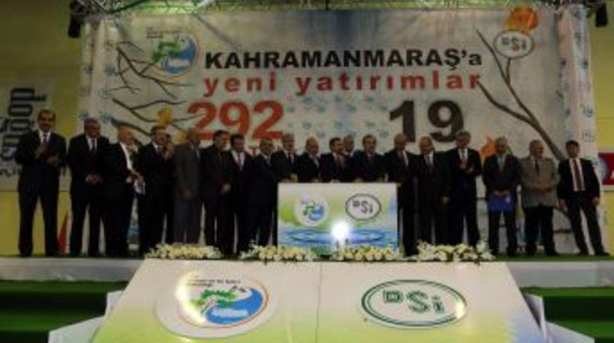 Bakan Eroğlu, 292 Milyon TL Tutarındaki 19 Tesisin Temelini Attı