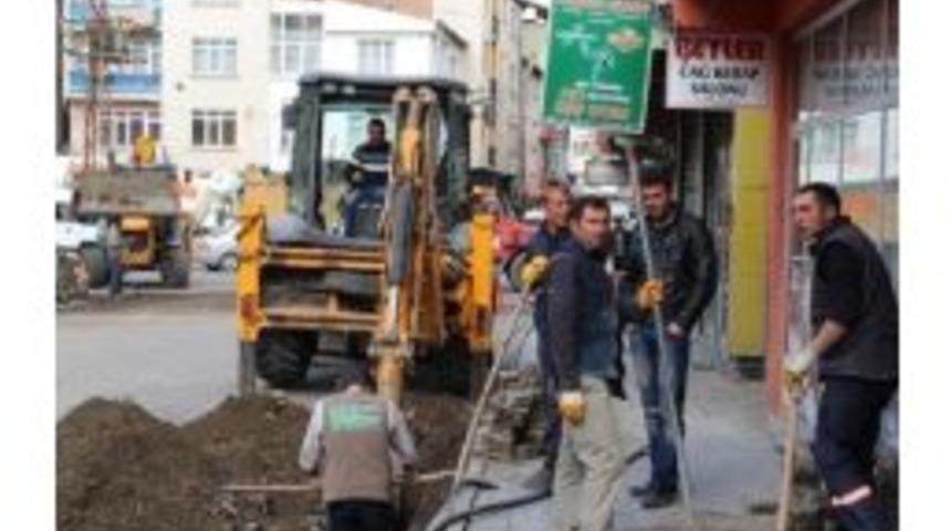 Oltu'da Enerji Hatları Yer Altına Alınıyor