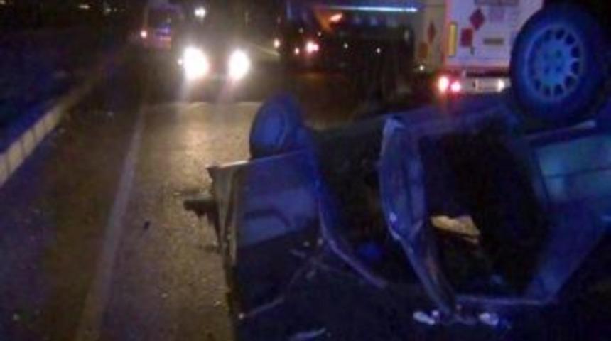 Erzurum&rsquo;da Trafik Kazası: 1 &Ouml;l&uuml;, 2 Yaralı