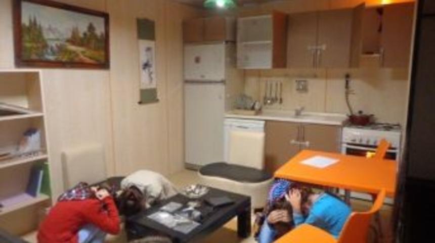 Yuvacık Bilgievi &Ouml;ğrencileri Deprem Evi'nde