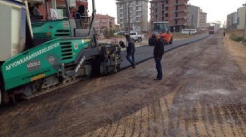 Afyonkarahisar&rsquo;da Erenler Mahallesi Asfaltlanıyor