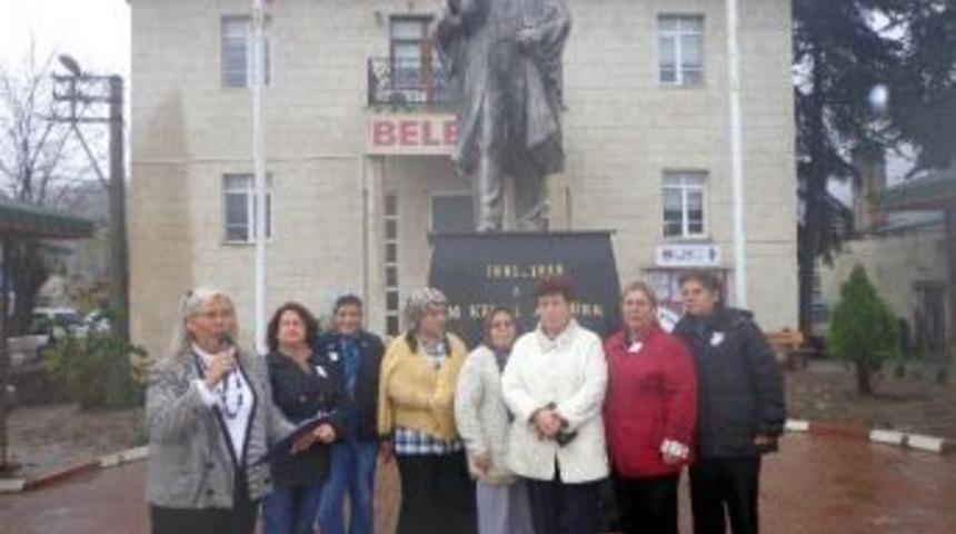 Balyalılar "kadına Şiddete Hayır" Dedi