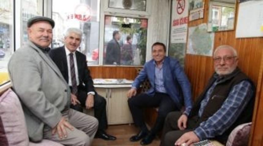 Başkan Sakallı'dan Taksici Esnafına Ziyaret