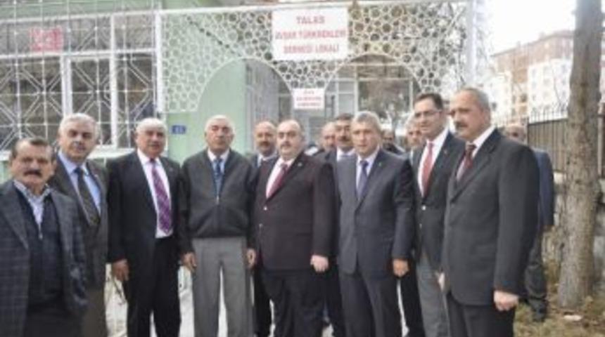 Mhp B&uuml;y&uuml;kşehir Belediye Başkan Adayı Mustafa &Ouml;zsoy Talas&rsquo;ta