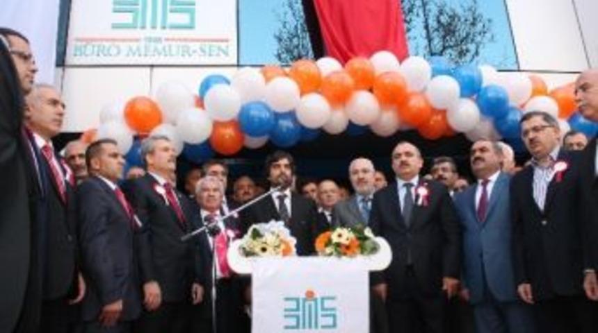 B&uuml;ro Memur-sen Genel Merkezi T&ouml;renle A&ccedil;ıldı