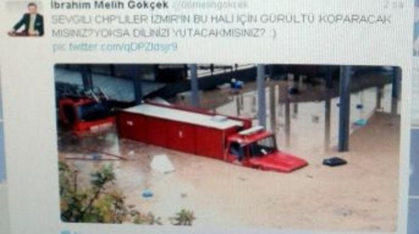 İzmir&rsquo;de G&ouml;k Delindi G&ouml;k&ccedil;ek Muhalefeti Eleştiri Yağmuruna Tuttu