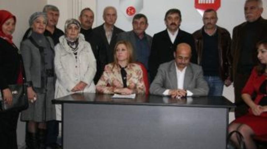 Mhp&rsquo;den &lsquo;kadına Şiddete Hayır&rsquo; &Ccedil;ağrısı