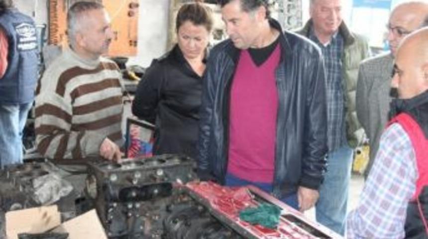 Başkan Kocadon, Konacık Sanayi Sitesi Esnafını Dinledi