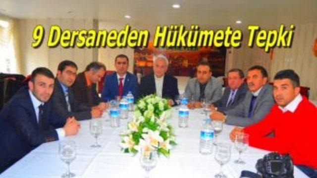 Çorum'da 9 dersaneden hükümete tepki