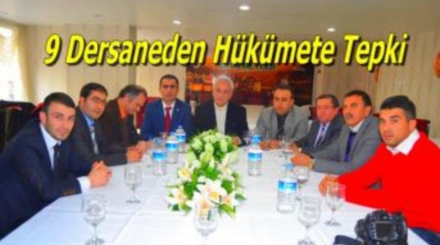 &Ccedil;orum'da 9 dersaneden h&uuml;k&uuml;mete tepki