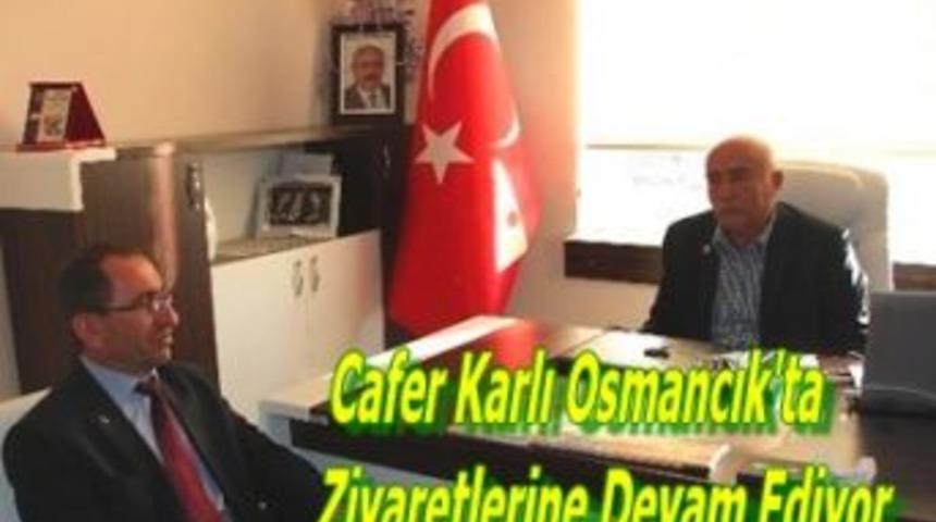 Cafer Karlı Osmancık'ta ziyaretlerine devam ediyor