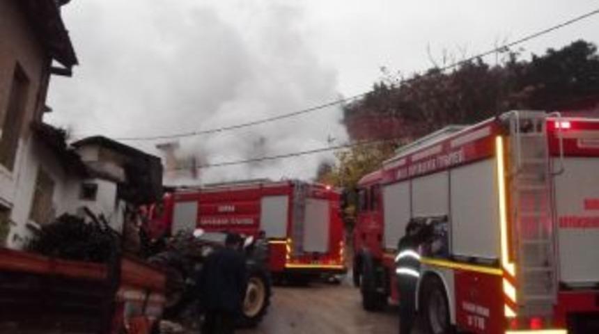 Mudanya&rsquo;da Korkutan Yangın