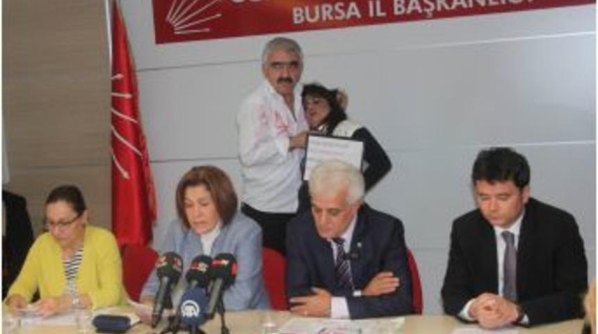 CHP İl Başkanlığı'da 'kadına Şiddet' Uygulamalı Olarak Anlatıldı