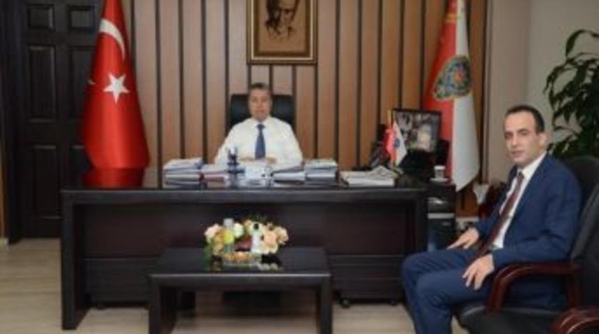 Kamu Hastaneleri Birliği Genel Sekreteri Saymaz&rsquo;dan Emniyet M&uuml;d&uuml;r&uuml; Aktaş'a Ziyaret