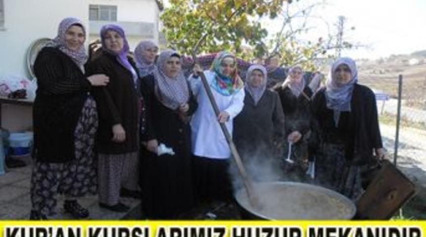Kur'an kurslarımız huzur mekanlardır
